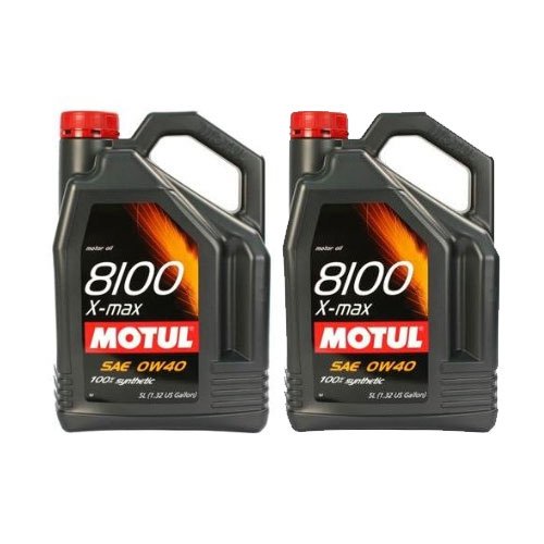 Motul 8100 X-Max 0W40 Engine Oil 5L (Pack of 2)