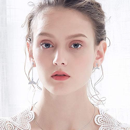 Boucles d'oreilles queue de sirène en argent pour sublimer vos soirées - 3