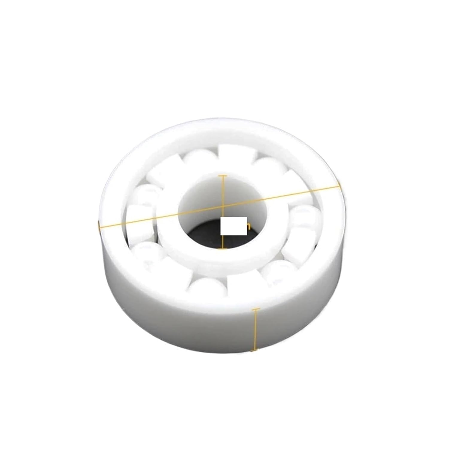 1pcs Ceramic Bearing Fishing Reel Casting Spinning Wheel MR105 MR115 MR126 623CE 693 695 608 CE Ball Bearing(608CE 8x22x7mm)