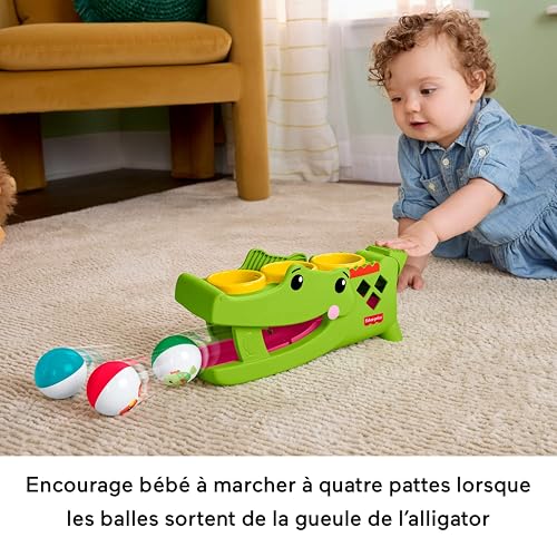 Fisher Price Fisher Price Rouligator Jeu Assis jouet d'éveil à marteler pour bébé - vue 5