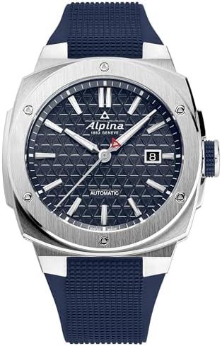 Alpina Men's Alpiner Extreme Swiss Made 3-Hand Date Automatic Watch, Rubber Strap, Sapphire Crystal, 41 x 42.5mm, 100M Water Resistant