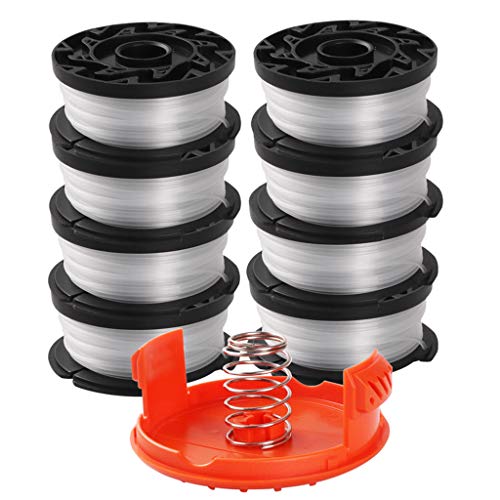 shaoyanger Replacement Spool Scap Cover For Black Decker Line String Spring Trimmer Weed Eater Refills 30ft 0.065”AF-100-3ZP