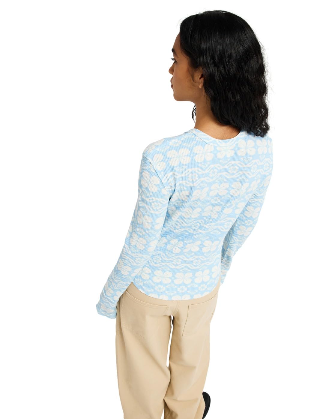Roxy Snowflake Jam - Langärmliges Oberteil - Frauen - XS - Blau.