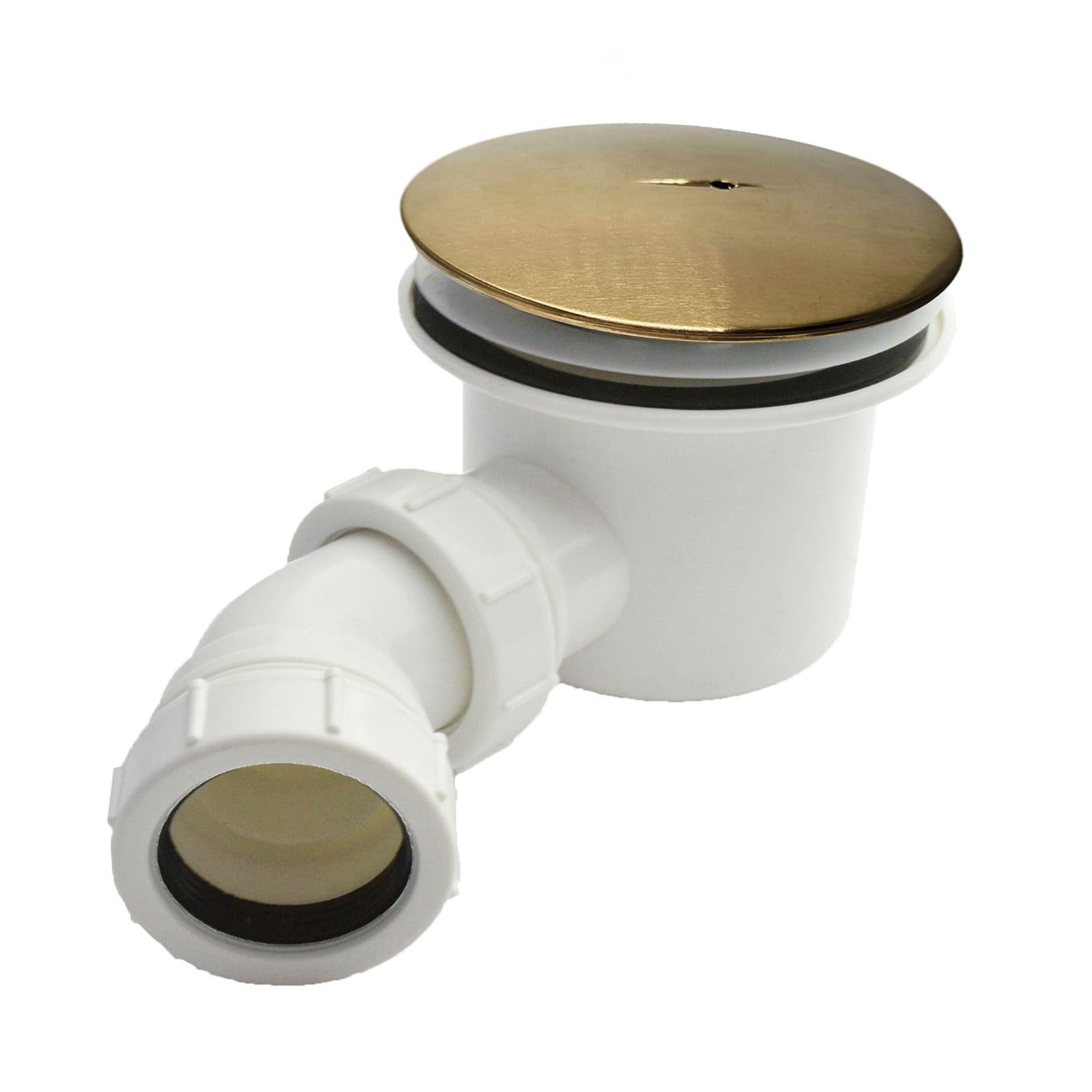Nes Home 90Mm Brass Top Fast Flow Shower Tray Waste For Shower Enclosures