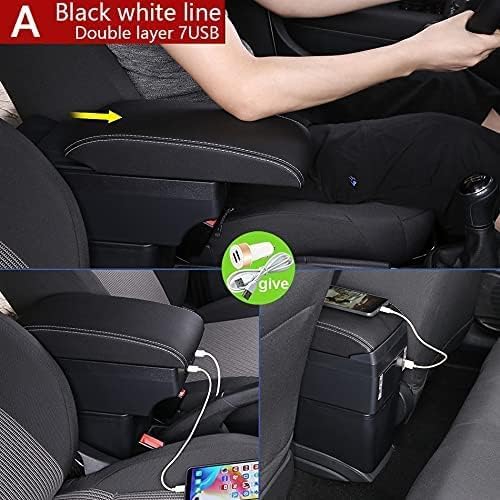 Auto Armsteunen Voor N&Issan NV200 2011-2019 Armsteun Doos Retrofit Onderdelen Interieur Auto Armsteun Opbergdoos Middenconsole Organizer Doos(No Usb C1