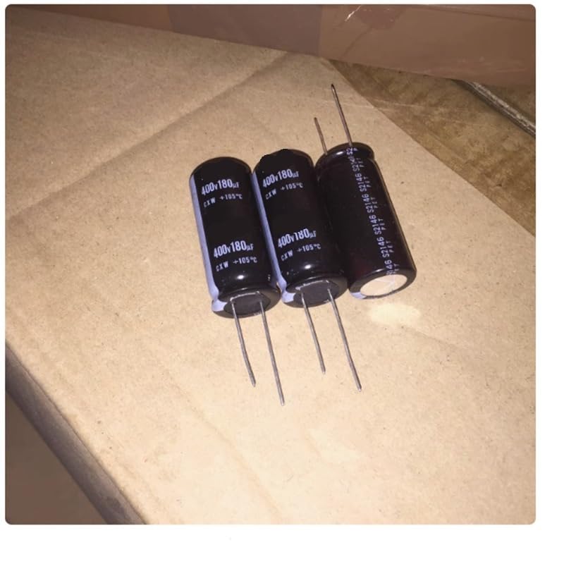 Condensador electrolítico 450V 180uF contra picos de tensión en filtros de audio, pack de 10 2
