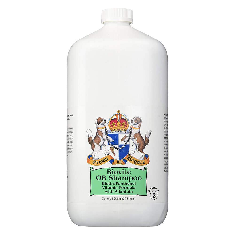 Crown Royale Biovite Formula 2 Shampoo Concentrate, Adds Medium Bodied Texture, Adds Volume, Safe For Use on Cats and Dogs, Made in USA,…