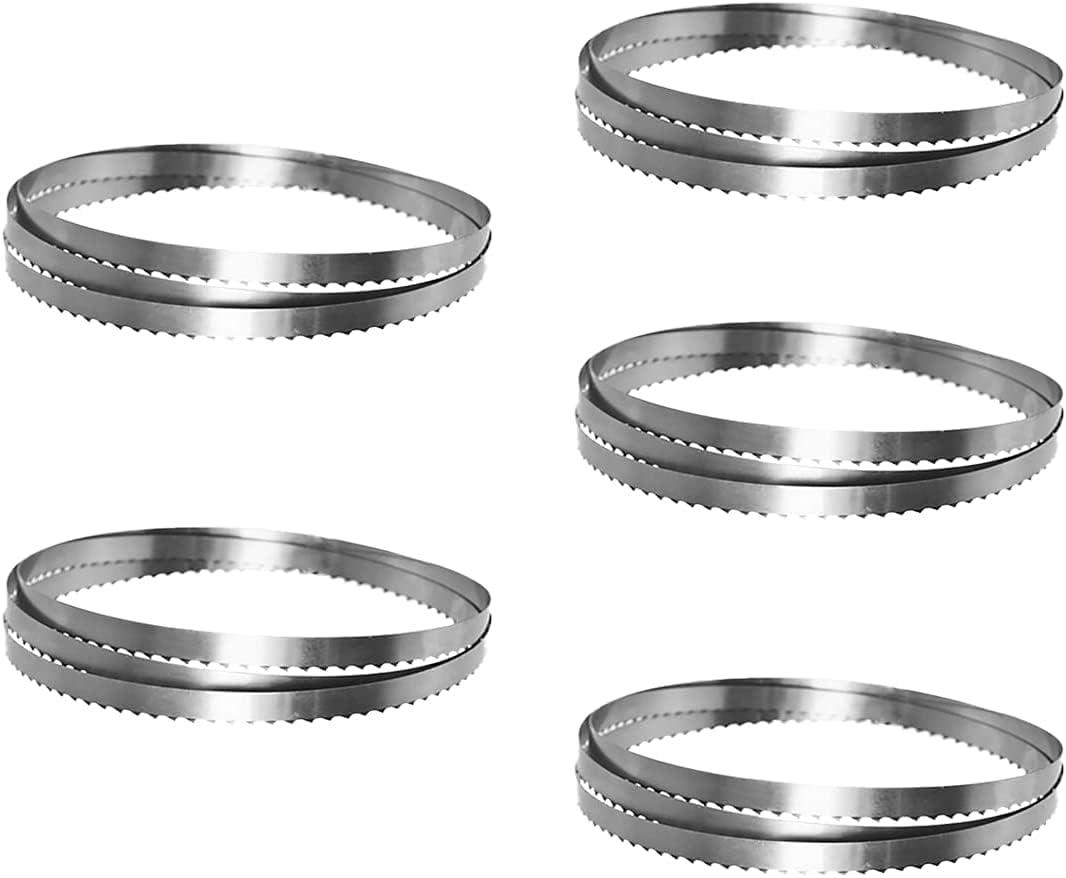 5Pc Saw Blades for 750W Commercial Bone Saw Machine Sawing Chicken Fish Trotter Beef for Supermarket Restaurant Factory