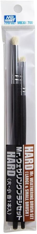 MB30 Mr. Weathering Brush Set (Hard), Mr. Hobby
