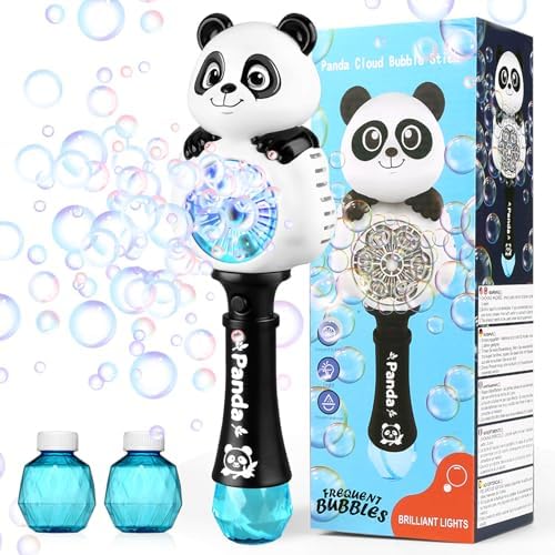 Bubble Wands for Kids Ages 4-8 Years Old: Light Up Bubble Machine...