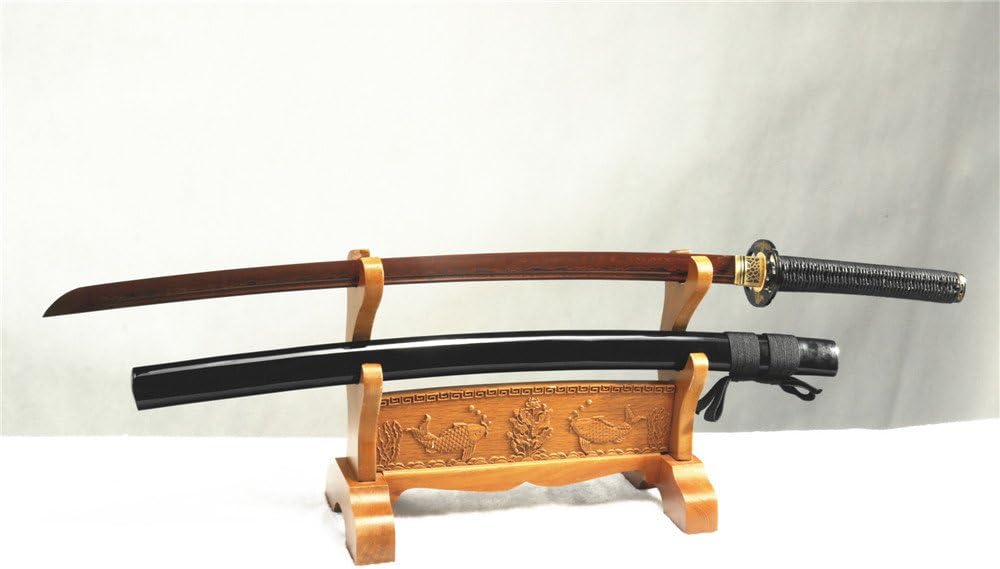 Damascus Folded Steel Japanese Sword Samurai Katana Iron TSUBA Prepared Ito