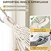 Anyoo Single Cotton Outdoor Hammock Multiples Load Capacity Up to 450 Lbs Portable With Carrying Bag for Patio Yard Garden