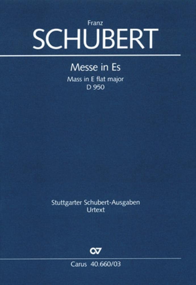 Mass in E flat major: Vocal score (Carus-Verlag publications)