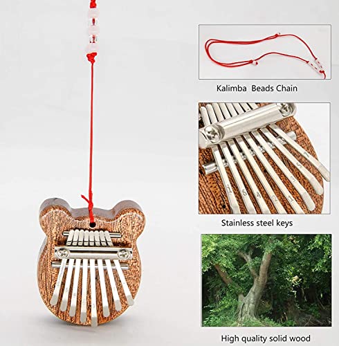 WPHGS 8 clés Mini Kalimba Thumb Piano, Portable Kalimba Music Pocket Pocket Piano, Piano à doigt de bois for adultes… - Les Beatles, Paul McCartney, John Lennon, RIngo Starr, George Harrison WPHGS 8 clés Mini Kalimba Thumb Piano, Portable Kalimba Music Pocket Pocket Piano, Piano à doigt de bois for adultes… – Image 5