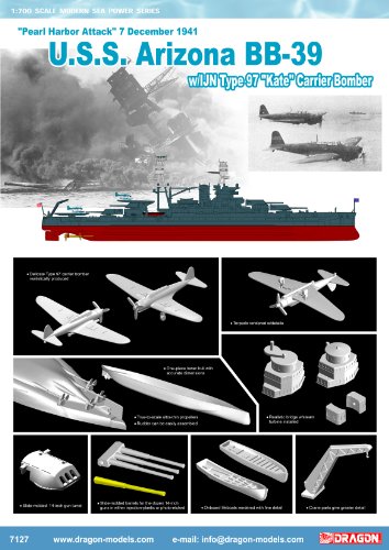 U.S.S. Arizona Bb-39 maquette Dragon 500777127 le cadeau idéal pour collectionneur