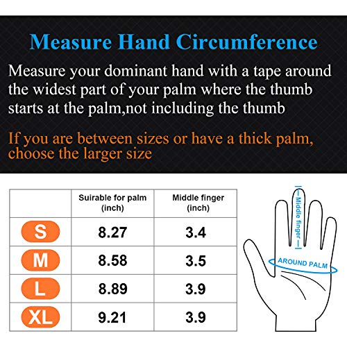 image for Anqier Ski Gloves,Waterproof Winter Gloves Snowboard Gloves 3M Thinsul