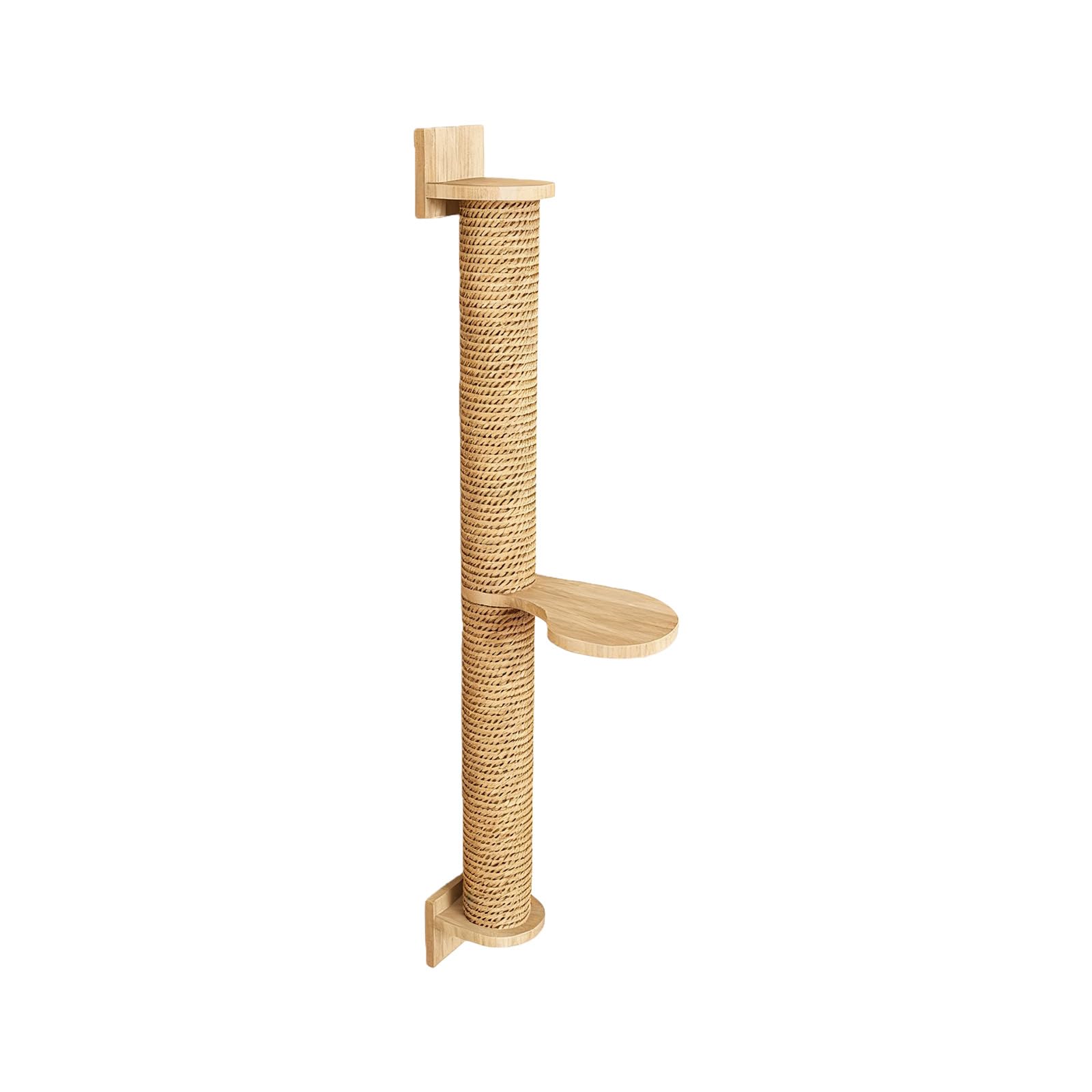 Cuerda para rascar Gatos de Montaje en Pared, Juguete para Escalar para Mascotas, Estante Interactivo para Gatos pequeños y Grandes, Estante de Escalada para Gatos de Interior