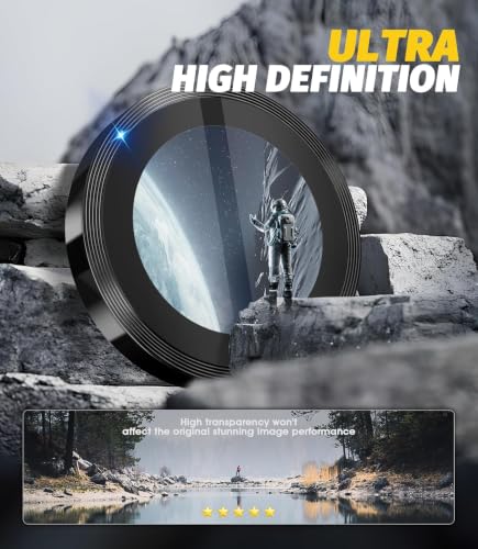 Image of CLITZ Compatible with Samsung Galaxy Z Fold 8 Camera Lens Protector 9H Hardness Tempered Glass, Ultra HD Clear, Scratchproof, Anti-Shatter, Bubble-Free, Case Friendly Camera Lens Guard