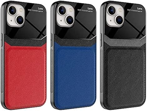 Aksesuarcim Apple iPhone 11 Pro ile Uyumlu Silikon Kılıf Deri Görünüm İnce Tarz Kapak Emiks Kırmızı