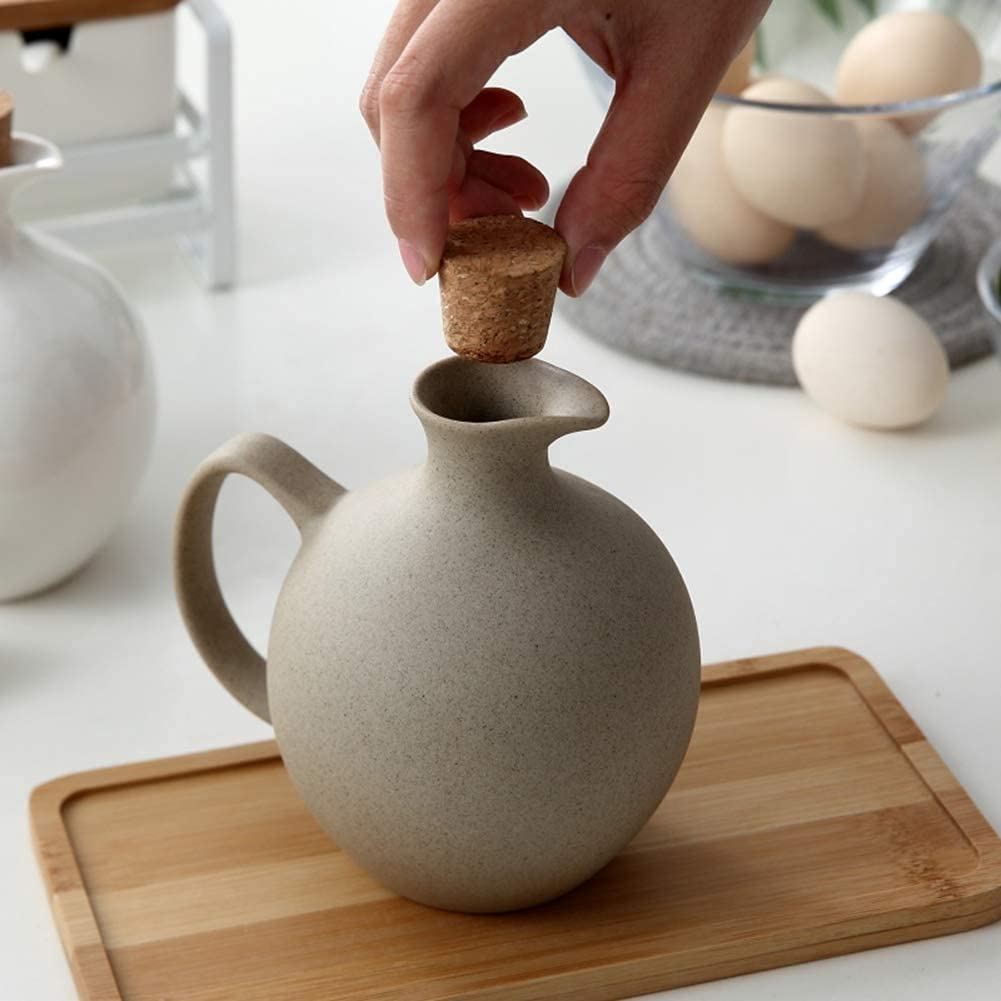 bottiglia di condimento liquido in ceramica, Drizzler for bottiglia di olio d'oliva o bottiglia di aceto, bottiglia di olio di ceramica, bottiglia di condimento, aceto, salsa di soia, olio d'oliva, ol