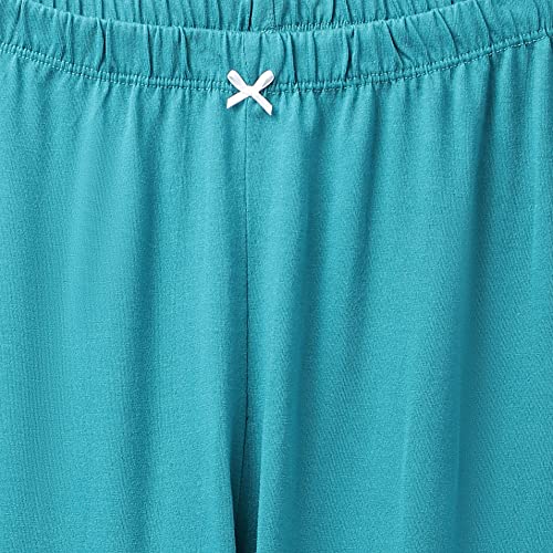 Image of Amazon Brand - Jam & Honey Girl's Pack of 3 100% Cotton Comfortable & Durable Knitted lightweight Pajama /TrackPant