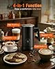 2026 4-in-1 Electric Milk Frother, Automatic Milk with Hot Froth, Heat Milk, Cold Froth & Hot Chocolate Modes and Large Capacity, Magnetic Foam Technology Coffee Frother for Latte & Cappuccino
