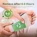 30PCS Foot Pads, Bamboo Vinegar & Bamboo Charcoal with Aloe, Natural Herbal Overnight Foot Care for Relaxation, Deep Cleansing & Comfort, Easy Home Use