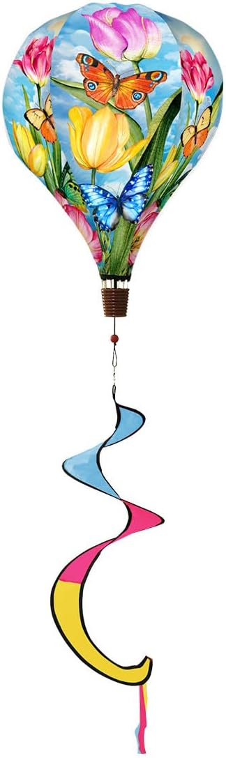 Briarwood Lane Sunshine Butterflies Hot Air Balloon Spinner