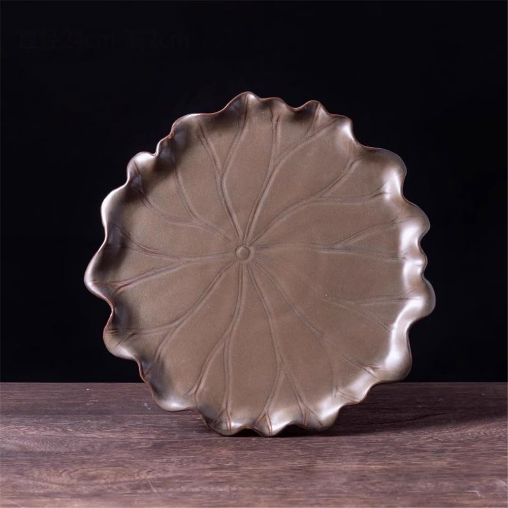 Versátil Platillo de cerámica for Modelado Flor Loto 9,4 Pulgadas