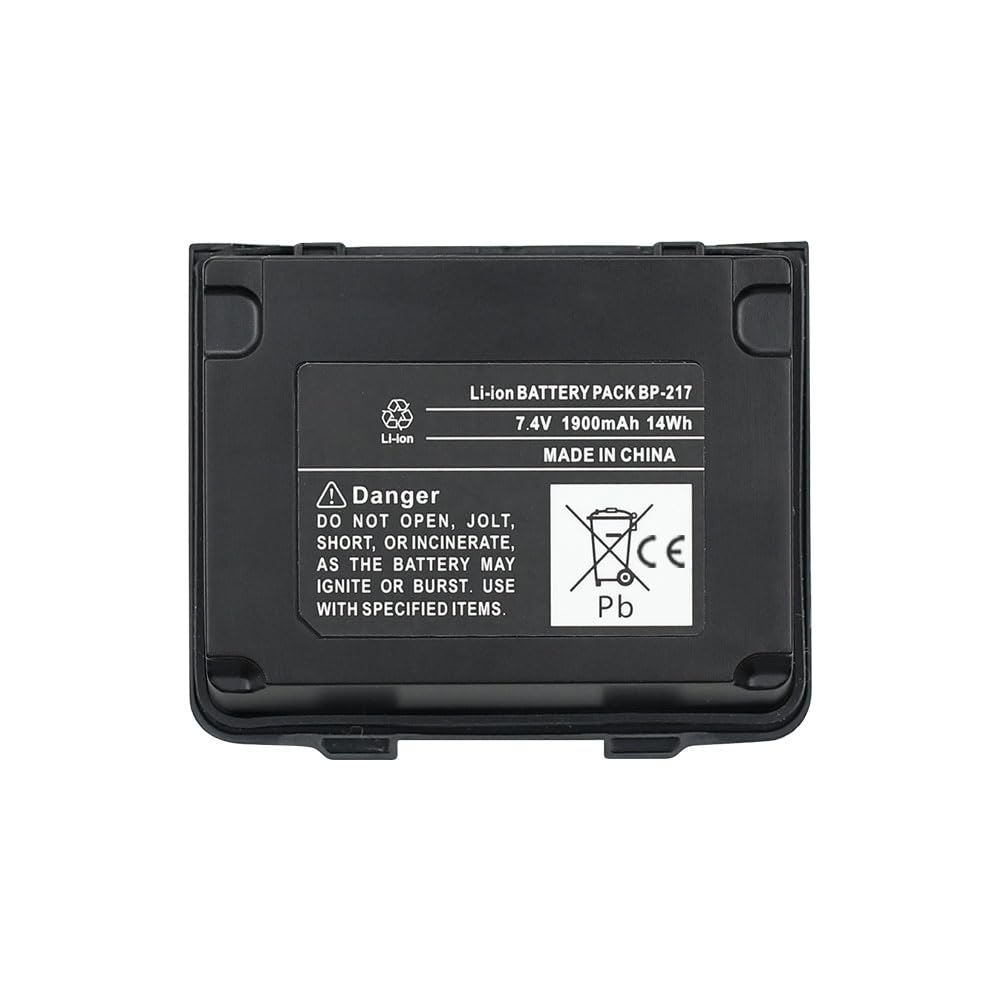 7,4 V 1900 mAh BP-217 BP-217Li Wymienna bateria do IC-80AD IC-91A IC-91AD IC-E80D IC-E90 IC-E91 IC-T90 IC-T90A IC-T90E IC-T91 ID-91 Radiowy akumulator litowo-jonowy