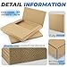 Golden State Art, 25 Pack 13x13x1 inch Vinyl Record Shipping Box, Cardboard Album Mailing Gift, Easy Fold lp Record Mailer Boxes, for Packaging Moving Storage, Brown