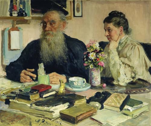 Impression Toile Léon Tolstoï Sublimer Votre Salon Style Classique 60x90cm