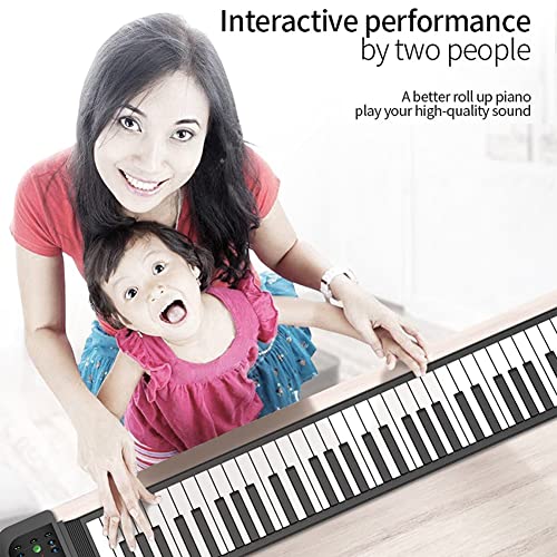 KEMNGO Piano Enroulable à 88 Touches, Clavier de Piano MIDI USB Flexible for Enfants et Adultes, Enregistrement en Un… - Les Beatles, Paul McCartney, John Lennon, RIngo Starr, George Harrison KEMNGO Piano Enroulable à 88 Touches, Clavier de Piano MIDI USB Flexible for Enfants et Adultes, Enregistrement en Un… – Image 4