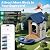 Smart Bird Feeder with Camera-Squirrel Proof & Weatherproof Outdoor Bird Watching Feeder with 2K HD AI Bird Identification for Garden & Backyard
