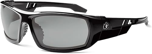 Ergodyne Skullerz Odin - Lentes de sol de seguridad, ANSI Z87, resistentes a los impactos, marco completo duradero