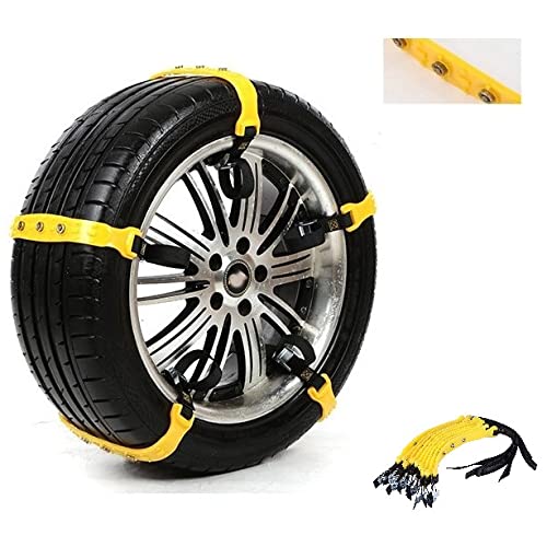 ZYLXJ 10stück Reifen Schneeketten für Tesla Model 3 / Model Y/Model S/Model X, Universal Reifenketten AntiRutsch Ketten Schneeketten, für Reifenbreite 165-295mm