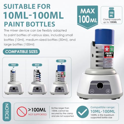 Image of MVM-Pro Hands-Free Vortex Paint Shaker, 3000RPM