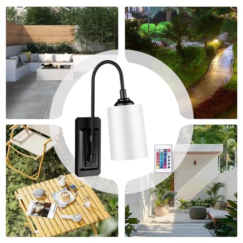 Luminaria LED de pared con mando inalámbrico para pasillos de hotel y bar 4