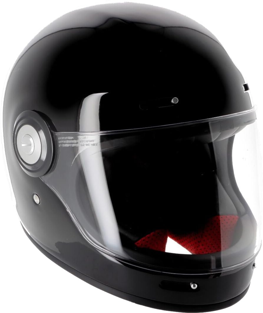 Helstons Naked Full Face Brilliant Carbon Hełm