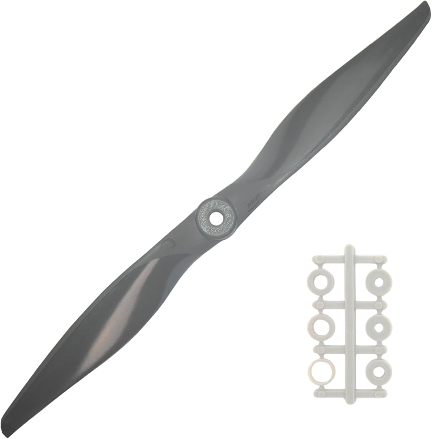 XOAR x Gemfan RC Propellers Vortex 11x7 11 Inch 2 Blade Electric Glass Fiber Nylon Propeller for Electric RC Planes (11 x 7, Pusher)