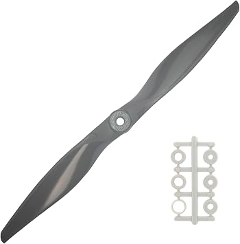 XOAR x Gemfan RC Propellers Vortex 13x6.5 13 Inch 2 Blade Electric Glass Fiber Nylon Propeller for Electric RC Planes 13 x 6.5, Pusher