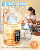Bottle Warmer, Faster Heating Baby Milk Warmers for All Bottles with Accurate Temp Control Water Bath Tech and Auto Shut-Off, BPA-Free Multifunctional Bottle Warmer for Breastmilk and Formula — image 4