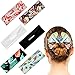 6 Fabricant de Chignon Clip Magique en Tissu Multicolore Modelage de Chignon de Coiffure Française Fabricant de Chignon Beignet de Coiffure Française Torsion de Chignon Réutilisable Flexible