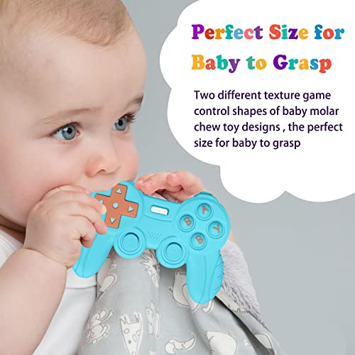 BIGSPINACH Baby Video Game Controller Teether Toy Funny Baby Teething Toys for Babies Gamer Controller(Black)