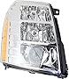 Evan-Fischer Headlight Assembly Compatible with 2009-2014 Cadillac Escalade Kit Type 2 Passenger Side