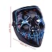 shirylzee Máscaras Halloween LED, Máscaras Halloween de Terror con 3 Modos Máscara...
