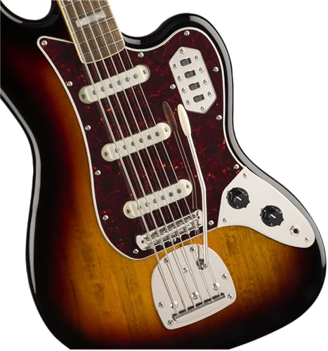 Squier Classic Vibe 6-String Bass VI, 3-Color Sunburst, Laurel Fingerboard - Thumbnail 3