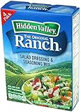  HIDDEN VALLEY THE ORIGINAL RANCH SALAD DRESSING AND SEASONING MIX 1 x 4 PACK ENVELOPES AMERICAN IMPORT