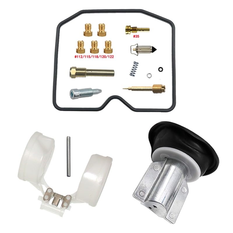 Kit Carburateur KLX250 Keihin CVK34 Réfection Joint Nitrile Gicleur Laiton 250cc