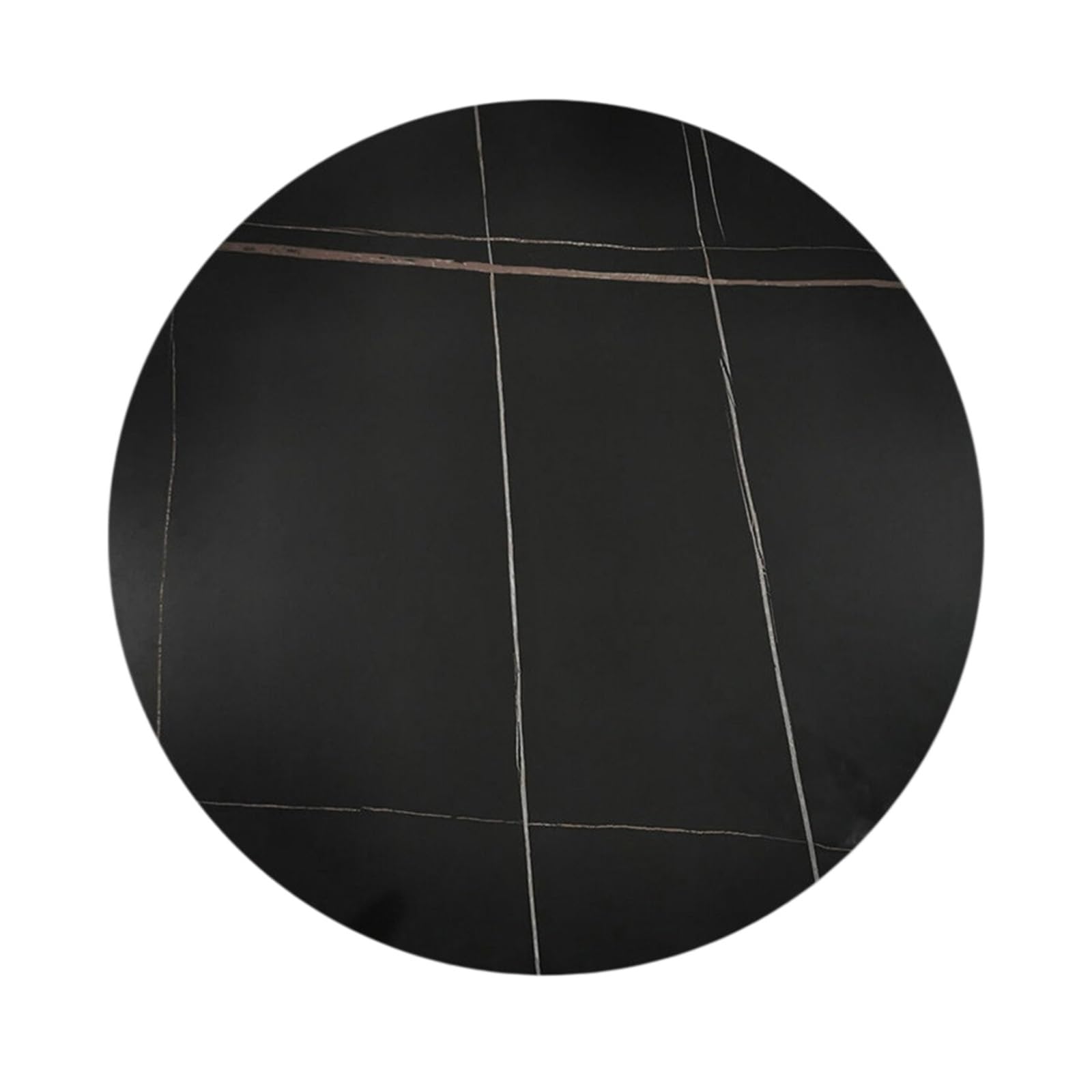 Plateau tournant Lazy Susan pierre frittée 70cm pivot acier stable